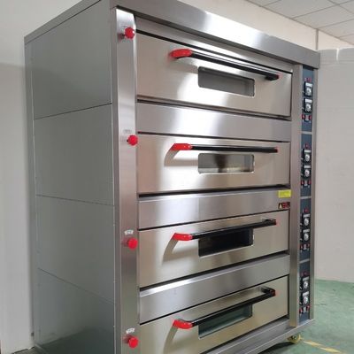주문 50~300C 온도 조절 시스템 식품 생산을 위한 상업용 베이커리 오븐 온라인 제조